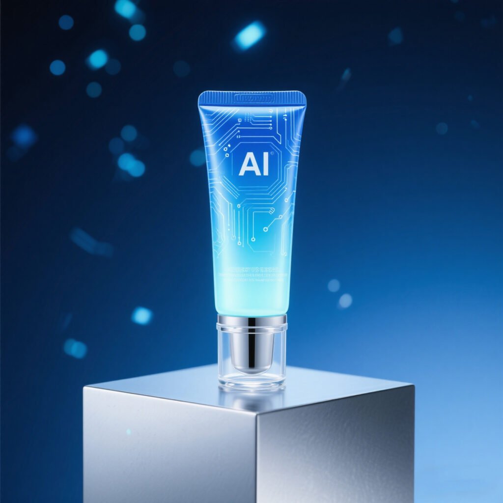 AI cosmetic tube design