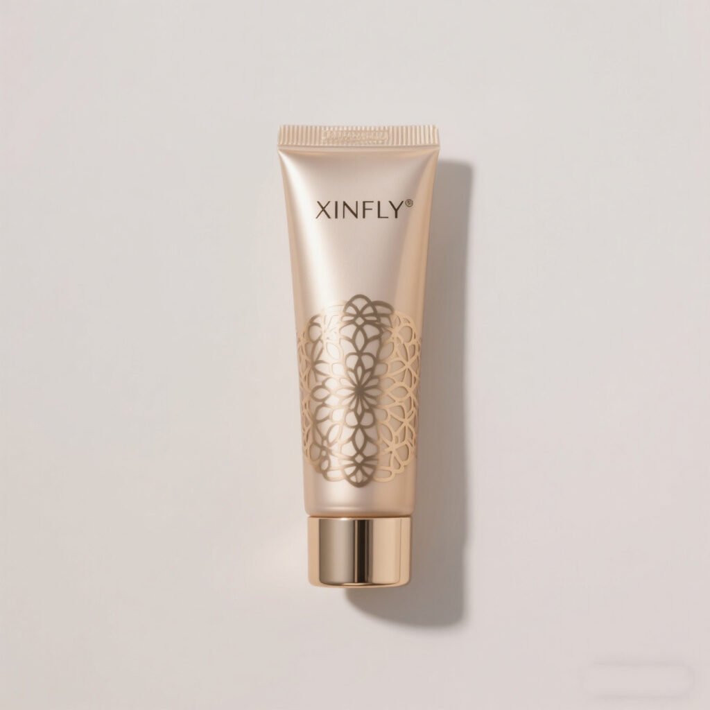 hot stamping cosmetic tube, monomaterial cosmetic tube