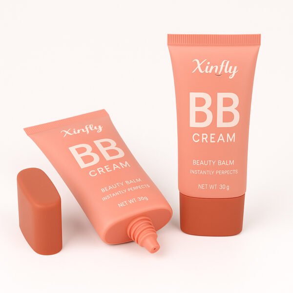 Custom 30ml PE cosmetic tube, empty soft BB cream tube packaging for sunscreen and lotion