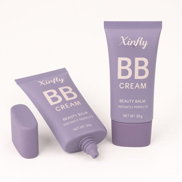 Empty cosmetic tube 30ml for BB cream and sunscreen, PE soft tube packaging for skincare products