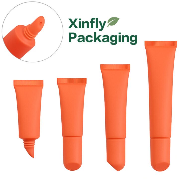 Plastic lip gloss container empty and refillable