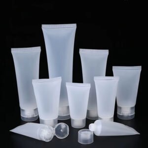 Transparent Cosmetic Squeeze Tubes