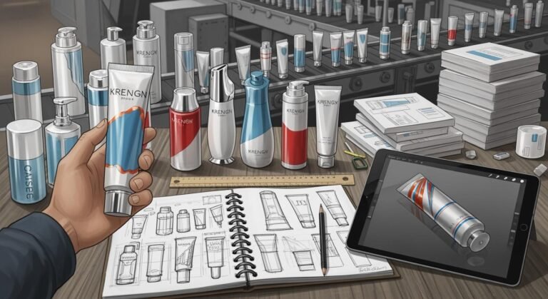 Custom Skincare Tube Design