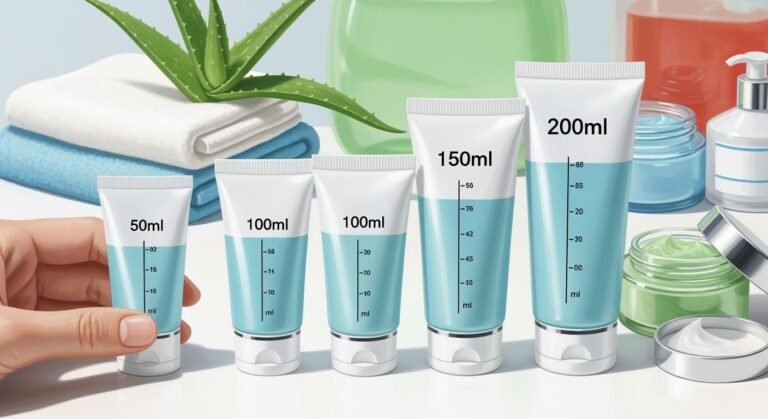 Facial Wash Tube Size